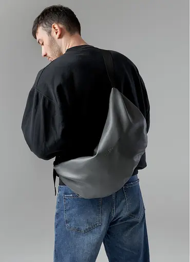 Мужская сумка Sambag HOBO BAG-GLOVE Графит 30 х 13 х 8 см (53400009m) - фото 3