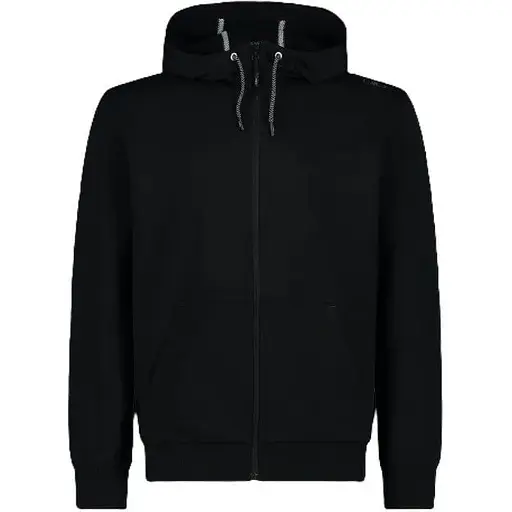 Кофта CMP Men's Stretch Hooded Sweatshirt Black L (1097-31D4317-U901 50)