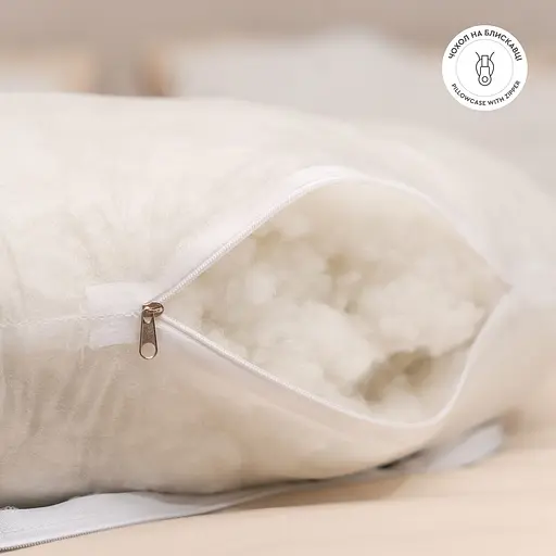 Подушка Sonex U-Shape Antistress для беременных и отдыха П-образная антиаллергенная двухсторонняя 135x68x25 см серая/белая (SO102593) - фото 9