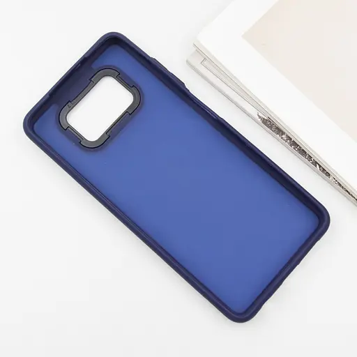 Чохол TPU+PC Lyon Frosted для Xiaomi Poco X3 NFC / Poco X3 Pro Navy Blue - фото 3