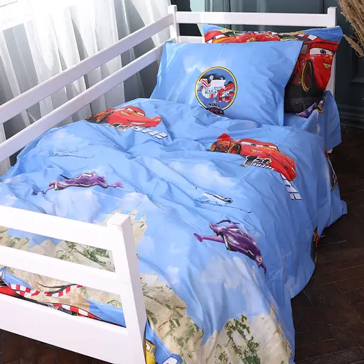 Комплект постільної білизни Mirson Ranforce Elite McQueen Cars 160х220 см (2200011443355)