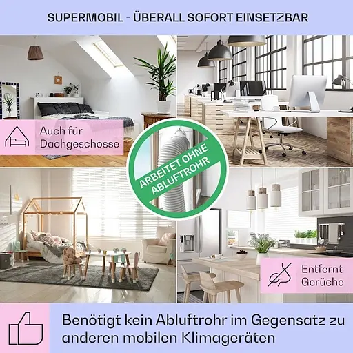 Охладитель воздуха Klarstein IceWind Plus Smart 4-in-1 (10040212) - фото 5