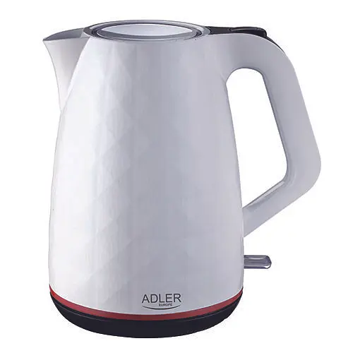 Електрочайник Adler AD 1277 білий пластиковий 1,7 л - фото 2