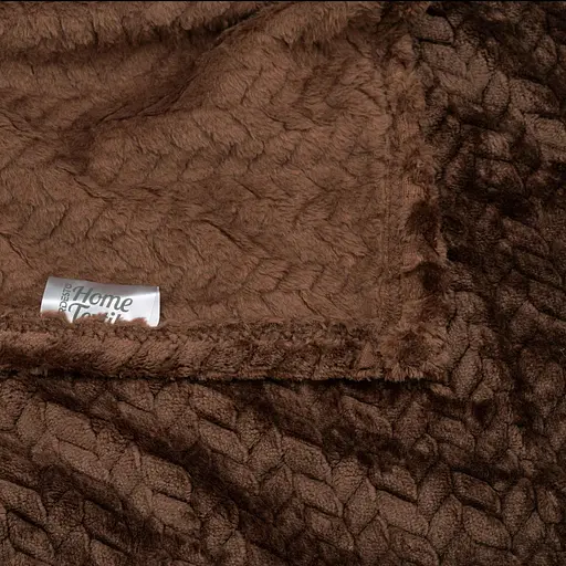 Плед Ardesto Jacquard Braid 160х200 см коричневий (ART0205JB) - фото 3