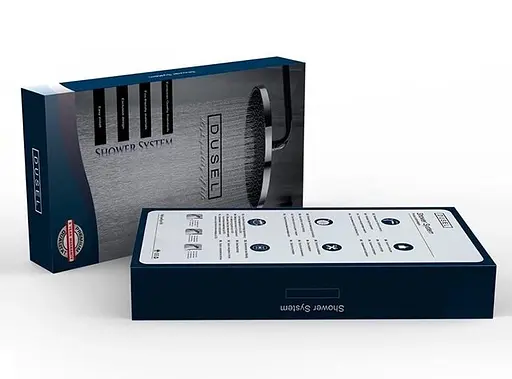 Душова система Dusel Marella Black (247307000), Чорний матовий - фото 5