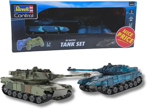 Танки Revell RC Battle Set Battlefield Tanks 1/52 з дистанційним керуванням 24438