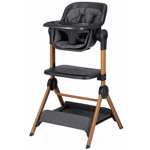 Приставная кроватка и стульчик для ребенка FreeON Nest & Feed 2 в 1 grey (84959) - фото 3