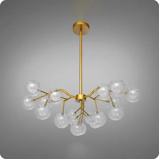 Люстра підвісна 517 Dlight на 18 ламп Золото Сатін (01946) - фото 2