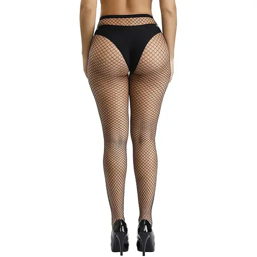 Класичні колготки-сітка JSY T-8006, Black - фото 3