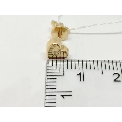 Золоті сережки-пуссети Імперія золота з фіанітами. СП086И - фото 3