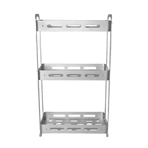 Полка Homax трехуровневая прямоугольная алюминиевая 57х33.3х15.5 см серебристая (EBA-3550 AL) - фото 2