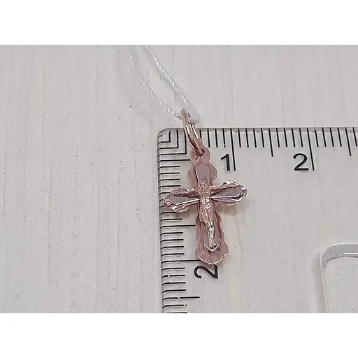 Золотий хрестик Tango. Розп'яття Христа. 210199 - фото 4