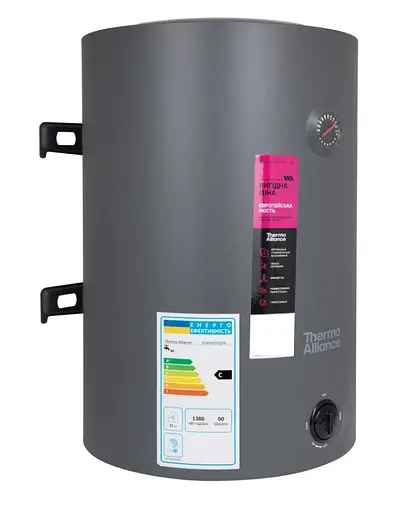 Водонагреватель электрический Thermo Alliance, 1500 Вт, мокрый ТЭН, 100 л универсальный, цилиндрический, серый (D100VH15Q3G) - фото 2