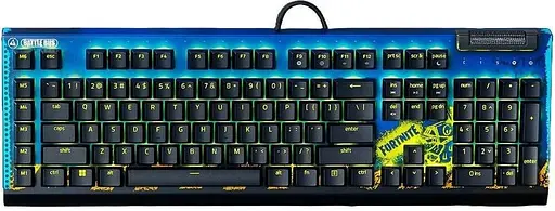 Клавиатура Razer BlackWidow V4 X Yellow Switch FORTNITE USB Black (RZ03-04703600-R3M1) - фото 2