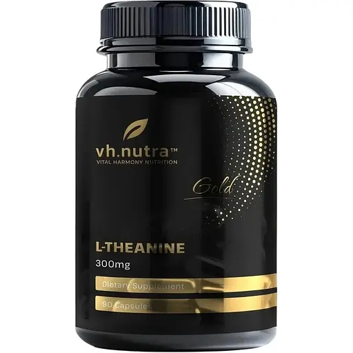 L-теанін VitalHarmony Gold L-Theanine 90 капсул для релаксації та фокусу - фото 1