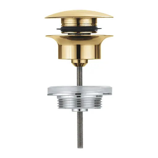 Донний клапан Grohe Click-Clack 65807GN0, Золотий - фото 2