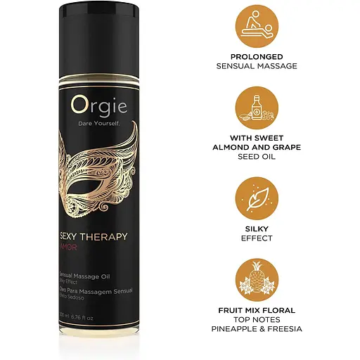 Масажна олія Orgie - Sexy Therapy Amor (200 мл) - фото 3