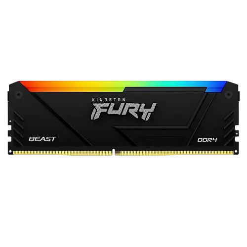 Оперативна пам'ять Kingston Fury 8GB DDR4 3600MHz Beast RGB Black (KF436C17BB2A/8)