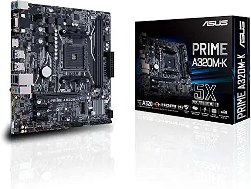 Материнская плата ASUS PRIME A320M-K (Prime A320M-K) (Socket AM4, AMD A320, Micro-ATX) Б/у - фото 4