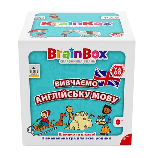 Карткова гра Brainbox "Вивчаємо англійську мову" Yago BZZBRLLE01UA 55 карток - фото 2