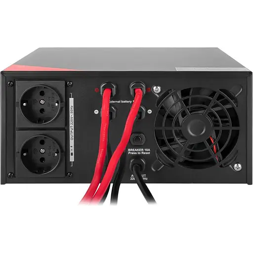 Источник бесперебойного питания (ИБП) LogicPower LPM-PSW-1500VA 1050W Black (22754) [107301] - фото 7