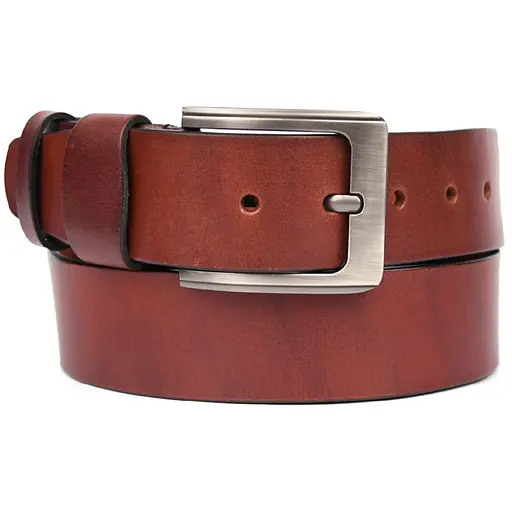 Ремінь шкіряний LIMARY коньячний 4х120 см acs0032074 - фото 5