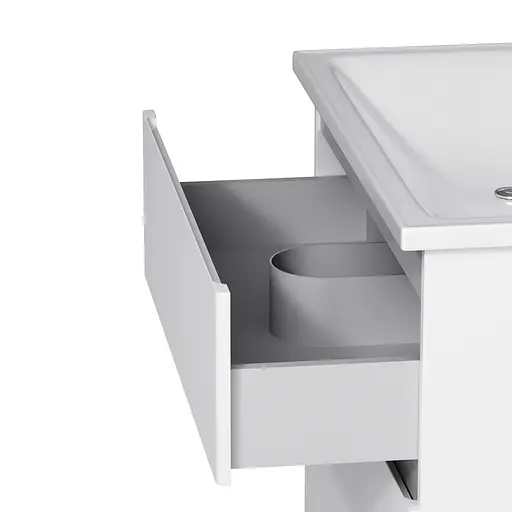 Тумба з умивальником AM.PM X-Joy 80 см підлогова 1 ящик білий M85-FSX8053-WC0803WG38 Білий - фото 7