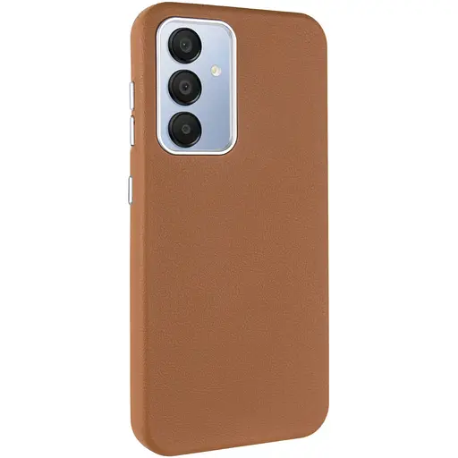 Шкіряний чохол Epik Leather Case Metal Buttons для Samsung Galaxy S23 FE Brown - фото 2
