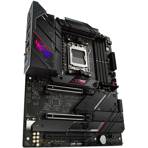 Материнська плата Asus Rog Strix B650E-E Gaming WIFI sAM5 B650 4xDDR5 M.2 USB HDMI-DP WiFi BT - фото 4