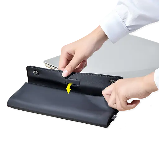 Сумка для гаджетов Baseus Folding Series 16 Laptop Sleeve (LBZD-B0G) - фото 5