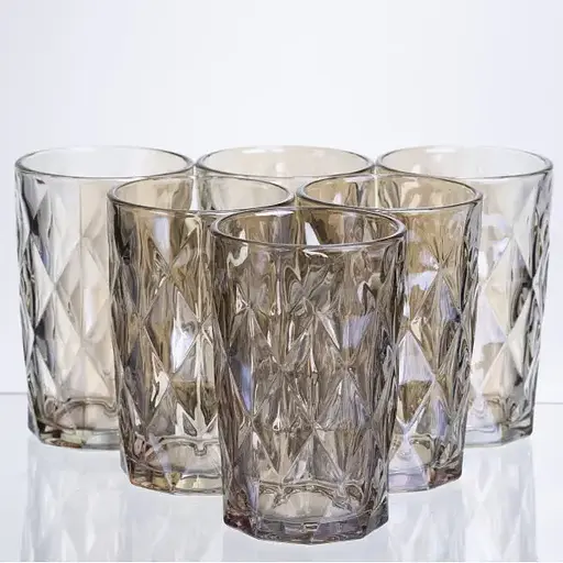 Набор стаканов Citrine 6 штук по 300 мл HP-19-282 стакан для напитков стакан Yiwu HP-19-282 - фото 1