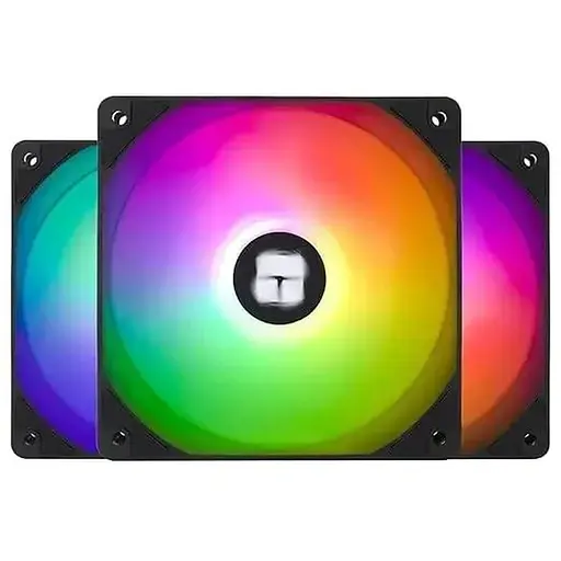 Вентилятор Thermalright TL-C12C-S ARGB для охолодження комп'ютера 120 мм тихий 3 шт