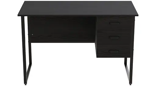 Компьютерный стол Гарри 75x120x70 черный ДСП Сосна Кембра 16мм FRD-103555