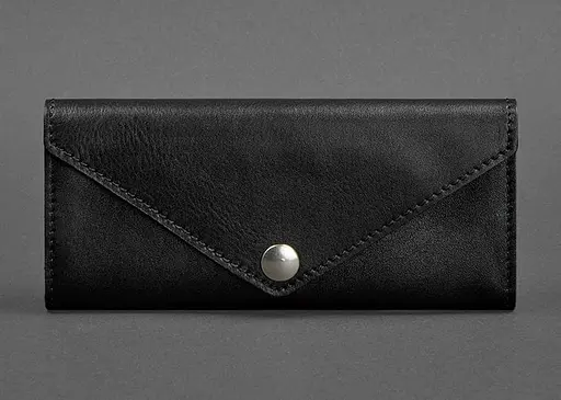 Женский кожаный кошелек Керри 1.0 черный Krast - фото 1