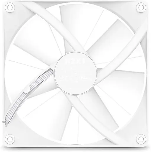 Вентилятор NZXT NZXT, F140RGB Core - 140mm - Hub-mounted RGB Fans-Single (White) (RF-C14SF-W1) - фото 5