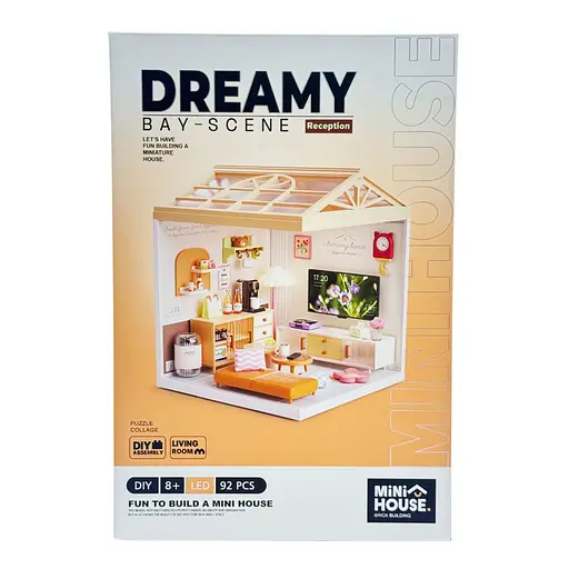 Конструктор-румбокс Mini House серії Інтер'єр - Вітальня (8006) - фото 1