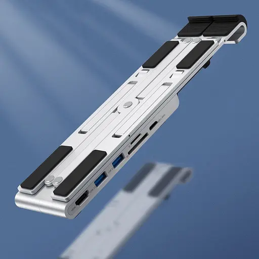 Док-станція для ноутбука Choetech 7-in-1 HUB-M43-SL (90620) - фото 6