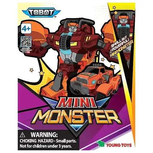 Трансформер Tobot Детективы Галактики Мини Монстр НП (301209) - фото 3
