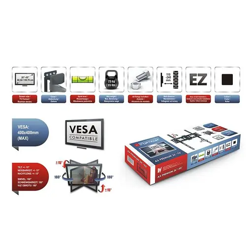 Подставка под ТВ AX Technology PREMIUM 26"-55" - фото 8