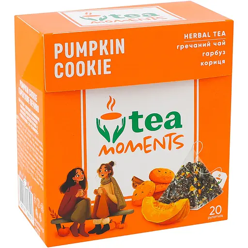 Чай Tea Moments Гарбузове печиво гречаний 20х1.8 г