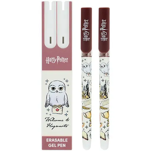 Ручка гелевая Kite Harry Potter пиши-стирай в пенале синяя 2 шт. (HP26-069) - фото 2