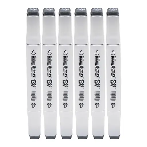 Скетч-маркер двусторонний Bavi №CG5, на спиртовой основе, 10 шт.