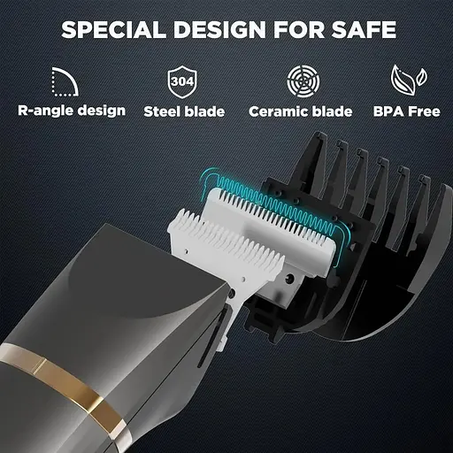 Триммер для волос AREYZIN USB-перезаряжаемый - фото 3