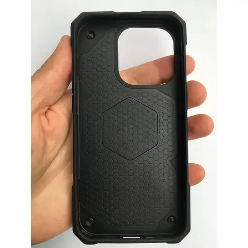 Оригінальний протиударний чохол UAG Monarch Pro MagSafe для iPhone 14 Pro (6.1") Carbon Black 114030114242 - фото 8