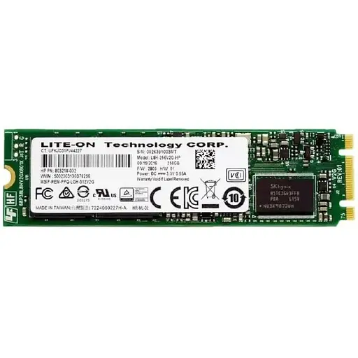 Накопичувач SSD Lite-On M.2 2280 256GB (L8H-256V2G-HP) Б/В - фото 1
