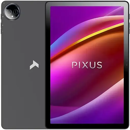 Планшет Pixus Loga, Grey, 10.1" (1280x800, IPS, 60 Гц), Allwinner A523 (8 ядер), Mali-G57 MP1, 4Gb, 128Gb, microSD (до 256Gb) - фото 1