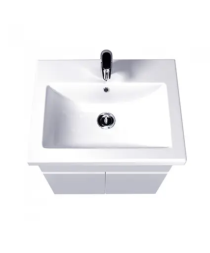 Тумба Мойдодир City White 60 з умивальником Como 60 Білий підлогова Білий - фото 2