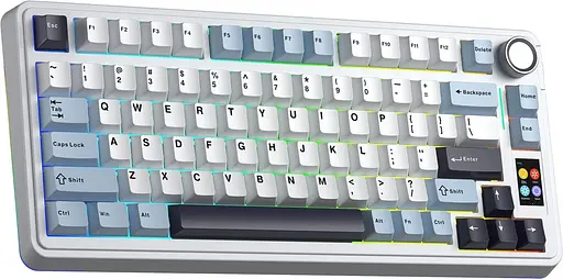 Клавіатура Aula S75 Pro Wireless Star Vector Switch UA White (6978080502148) - фото 4