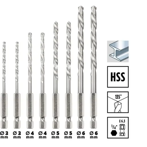 Набір ударних біт і свердл Einhell XL-Box 95 шт. (108798) - фото 9