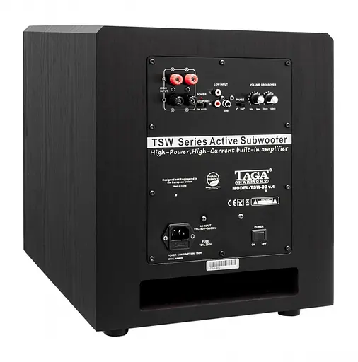 Сабвуфер TAGA Harmony TSW-90 v.4 Black - фото 4